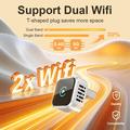 K6 Ultra1 2-in-1 langaton CarPlay/Android Auto -sovitin – Bluetooth 5.4, kaksikaistainen WiFi – hopea