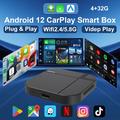 K712 langaton CarPlay/Android Auto -sovitin – 2+16 Gt, Bluetooth 5.3, kaksikaistainen WiFi – musta