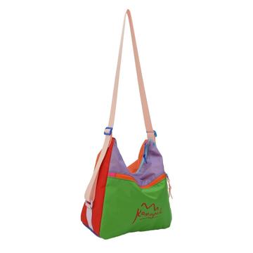 Kamapolo 22602 Dopamine Color Block -olkalaukku - vihreä / värikäs