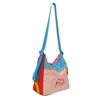 Kamapolo 22602 Dopamine Color Block -olkalaukku - vaaleanpunainen / värikäs