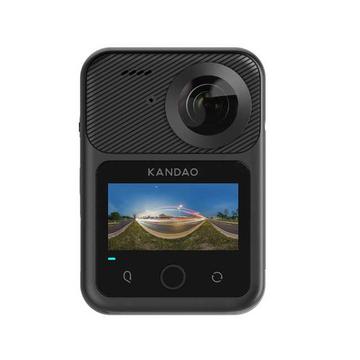 Kandao QooCam 3 Ultra 8K -toimintakamera, WiFi 6 ja GPS – musta