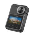 Kandao QooCam 3 Ultra 8K -toimintakamera, WiFi 6 ja GPS – musta