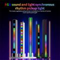 L021 RGB-musiikkisynkronoitu rytmivalo / tunnelmavalo - musta