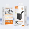 LDNIO Q2618 65W:n GaN-pikalaturi vaihdettavilla pistokkeilla - USB-C/USB-A - musta