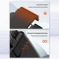LDNIO Q2618 65W:n GaN-pikalaturi vaihdettavilla pistokkeilla - USB-C/USB-A - musta