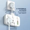 LDNIO SC2413 20W:n pistorasia, jossa on 2 verkkovirtapistoketta, 4 USB-porttia ja PD-pikalataus