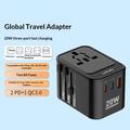 Ldnio Z9 20W:n matkasovitin - 2 x USB-C PD, USB-A QC3.0 - musta