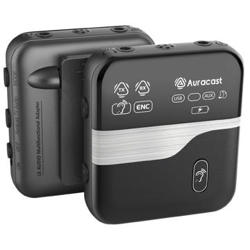LE526 Bluetooth 6.0 Auracast -äänisovitin mikrofonilla - musta