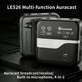 LE526 Bluetooth 6.0 Auracast -äänisovitin mikrofonilla - musta