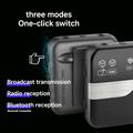 LE526 Bluetooth 6.0 Auracast -äänisovitin mikrofonilla - musta