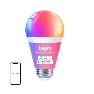 Lepro B1 E27 -äly-LED-lamppu, jossa on tekoäly, Wi-Fi ja Bluetooth