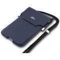 Lacoste The Blend XL Crossbody puhelimen laukku - laivastonsininen