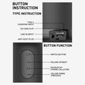 Ldnio BTS12 langaton Bluetooth-kaiutin - TWS, SD-kortti, AUX-tuki