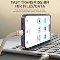 Ldnio LC212i -punoskaapeli, nopea lataus, USB-C-Lightning - 2m, 30W - titaanikulta