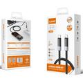 Ldnio LC241c PD USB-C -kaapeli - 65W/480Mbps tiedonsiirto - 2m - musta