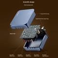 Ldnio Q8 100W GaN-pikalaturi - 3 x USB-C, USB-A, Lightning - sininen