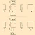 Ldnio Q8 100W GaN-pikalaturi - 3 x USB-C, USB-A, Lightning - sininen