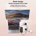 Ldnio SC5614 -pistorasia, 5 pistorasiaa ja 6 USB-porttia - 2m, EU-pistoke