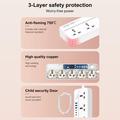 Ldnio SC5614 -pistorasia, 5 pistorasiaa ja 6 USB-porttia - 2m, EU-pistoke
