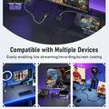 Lemorele AC12 Mini HD -videokaappauskortti - 1080p, 60Hz, 100W PD-tuki - musta