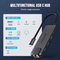 Lemorele TC24L 5-in-1 USB-C -keskitin - HDMI, Gigabit Ethernet, USB-C, 2x USB-A