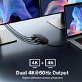 Lemorele TC510 7-in-1 USB-C -keskitin - musta