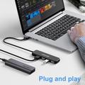 Lemorele TC55 Slim 4-porttinen USB 3.0 -keskitin - musta