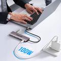 Lemorele TC91 10-in-1 USB-C -keskitin - harmaa