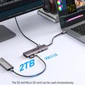 Lemorele TC91 10-in-1 USB-C -keskitin - harmaa