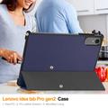 Lenovo Idea Tab Pro Gen 2 Tri-Fold Series Smart Folio -kotelo - tummansininen