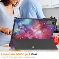 Lenovo Idea Tab Pro Gen 2 Tri-Fold Series Smart Folio -kotelo - Galaksi