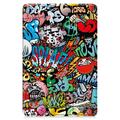 Lenovo Idea Tab Pro Gen 2 Tri-Fold Series Smart Folio -kotelo - Graffiti