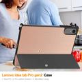 Lenovo Idea Tab Pro Gen 2 Tri-Fold Series Smart Folio -kotelo - ruusukultainen