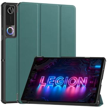 Lenovo Legion Y700 (Gen 5) Tri-Fold Series Smart Folio -kotelo - Mustanvihreä