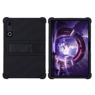 Lenovo Legion Y900 11 Silikoni kotelo potkukiinnikkeellä - musta