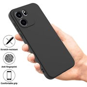 OnePlus Nord CE6 Nestemäinen silikonikotelo käsihihnalla