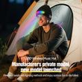 M1-BTD4 LED pipo hattu Bluetooth 5.4 & Stereo kaiuttimet - musta