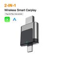 M28 2-in-1 langaton CarPlay / Android Auto AI Box -laite