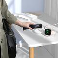 M40 2-in-1 magneettinen langaton laturi iPhonelle, Apple Watchille, AirPodsille - 25W/5W - Valkoinen
