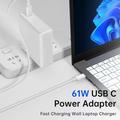 MacBook Pro 13" USB-C-laturi - kannettavan tietokoneen laturi - 61W - valkoinen
