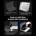 MacBook Pro 14" 2021/2026 Spigen AirSkin kotelo – Huurremusta