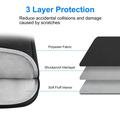 MacBook Pro/Air 15" Haweel HWL7016 -kannettavan suojakotelo - musta