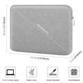 MacBook Pro/Air 15" Haweel HWL7016 -kannettavan suojakotelo - harmaa