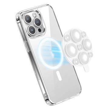 MagSafe-silikoninen imukuppipidike puhelimelle - valkoinen