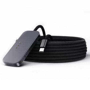 Langaton magneettilaturi 18W - iPad Air 11 2024/2025/Air 2020/2022/Pro 11 2018/2020/2021/2022 - Musta
