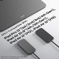 Langaton magneettilaturi 18W - iPad Air 11 2024/2025/Air 2020/2022/Pro 11 2018/2020/2021/2022 - Musta