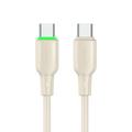 Mcdodo Alpha -sarjan silikoninen USB-C-kaapeli 65W – 1.2m – beige