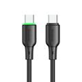 Mcdodo Alpha -sarjan silikoninen USB-C-kaapeli 65W – 1.2m – musta