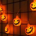 Modee H001 Halloween-kurpitsa-LED-valosarja - 1.65m - 10 kpl.