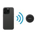 Momax 1-Vibe Go BS6 magneettinen mini-Bluetooth-kaiutin ja puhelinteline - musta